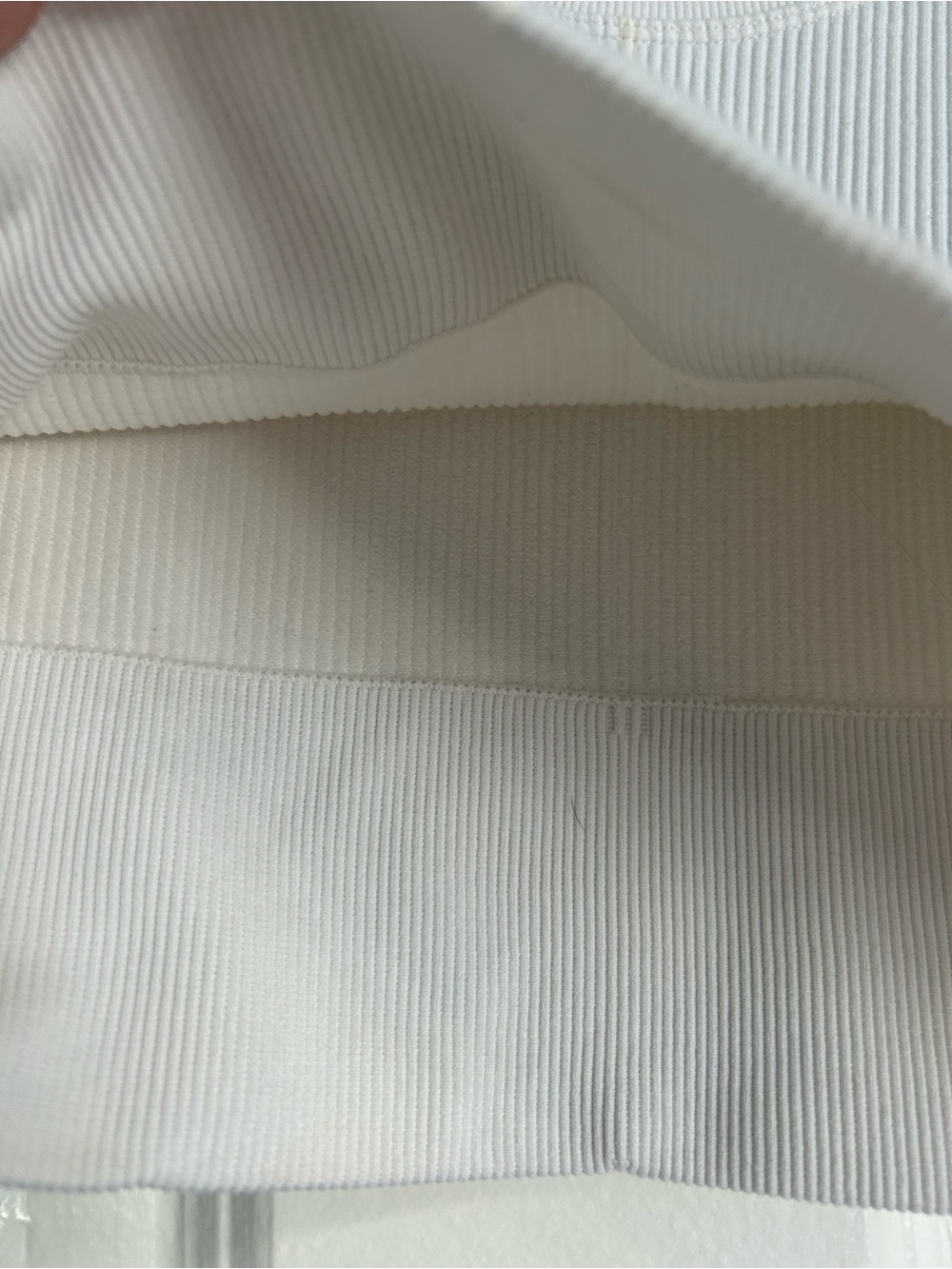 Aerie White Ribbed Scoop Crop Top - Picture 4 of 4